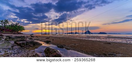 Tub Kaek beach, Krabi at sunset