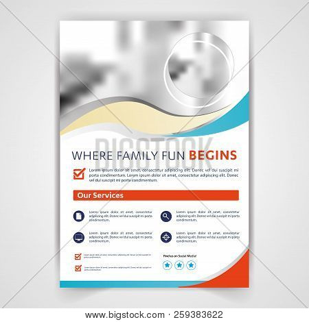 Medical Business Flyer Template, Brochure Template Vector Design Illustration