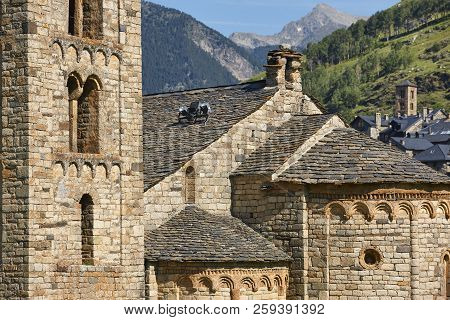 Spanish Romanesque. Sant Climent De Taull Church. Vall De Boi. Spain