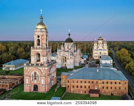 Aerial View Of Kazansky Female Monastery In Vyshny Volochyok, Tver Oblast, Russia