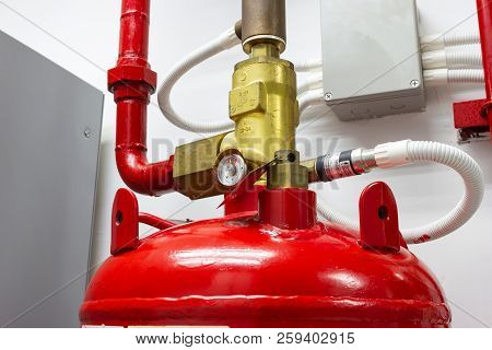 Data Center Room Bangkok Thailand:- August 6, 2018:- Fm-200 Suppression Systems, Fm200 Gas Flooding 