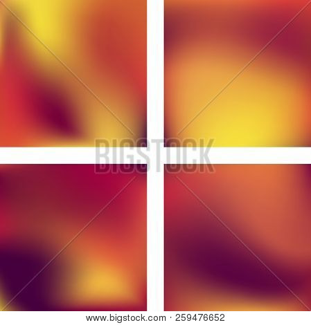 Abstract Blurred Background. Vector Illustration. Modern Geometrical Backdrop. Abstract Template. Ye