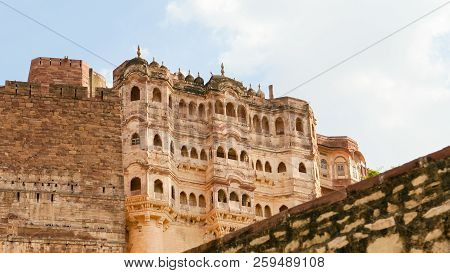 Mehrangarh Or Mehran Fort In Jodhpur, Rajasthan, India