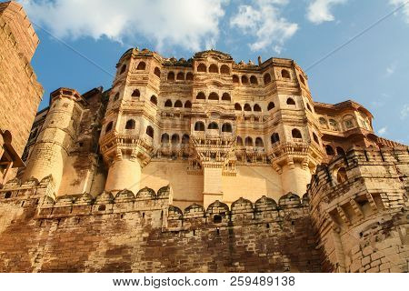 Mehrangarh Or Mehran Fort In Jodhpur, Rajasthan, India