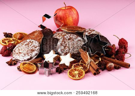Typical German Gingerbreads Such As Lebkuchen And Aachener Printen