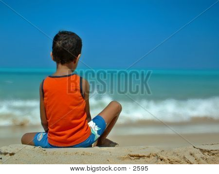 @ Strand allein