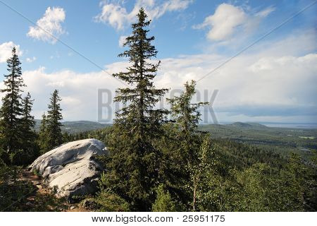Scenario dal parco nazionale di Koli, Finlandia