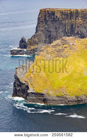 Rocks And Beach In Cliffs Of Moher