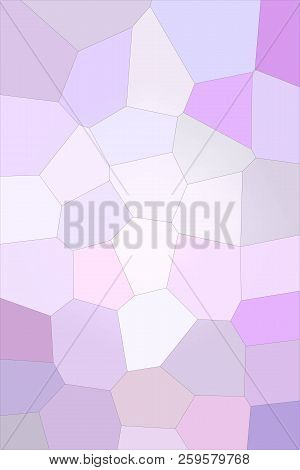 Abstract Illustration Of Vertical Anti-flash White Bright Giant Hexagon Background, Digitally Genera