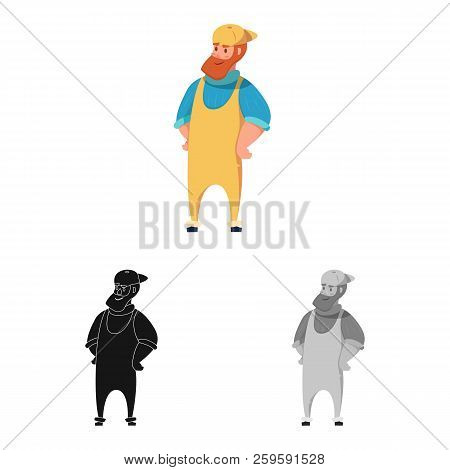 Vector Illustration Of Goods And Cargo Sign. Set Of Goods And Warehouse Stock Vector Illustration.