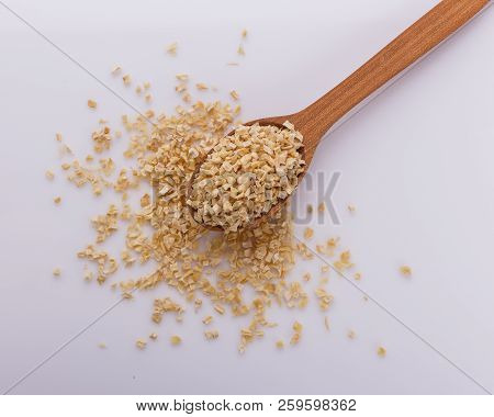 Fragrant Dried Parsnip On A White Acrylic Background