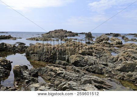 Coast At Cape Nyudozaki, Oga, Akita, Japan
