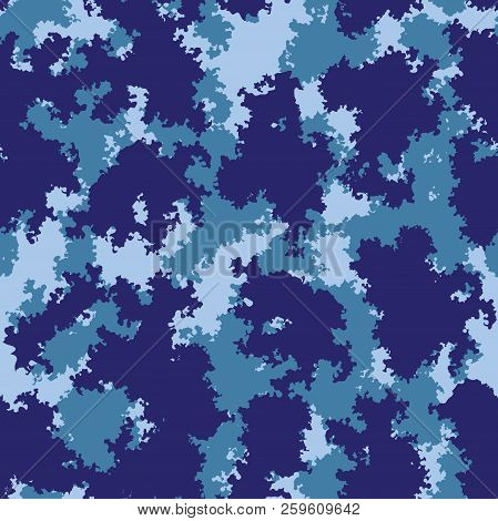 Fashion Camo. Colorful Camouflage Vector Pattern. Seamless Fabric Design
