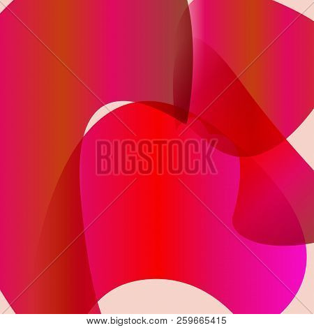 Abstract Red Background With Pink Red Gradient
