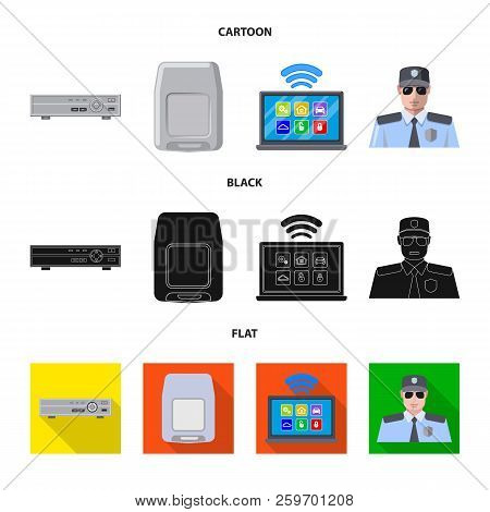 Vector Design Of Office And House Icon. Set Of Office And System Vector Icon For Stock.