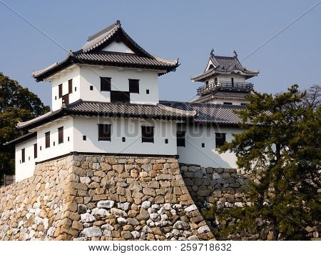 Traditional Japanese Samurai Castle In Imabari, Ehime Prefecture, Japan