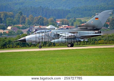 Siaf Sliac - 2018 September 1 Air Day Airplane Panavia P200 Tornado  Preparation For Flight