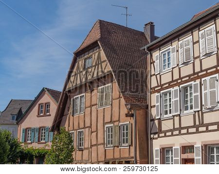 the City of weissenburg in the French alsace