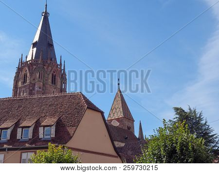 the City of wissembourg in the French alsace