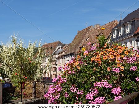 the City of wissembourg in the French alsace