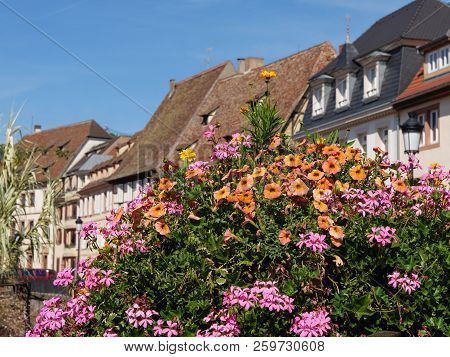 the City of wissembourg in the French alsace
