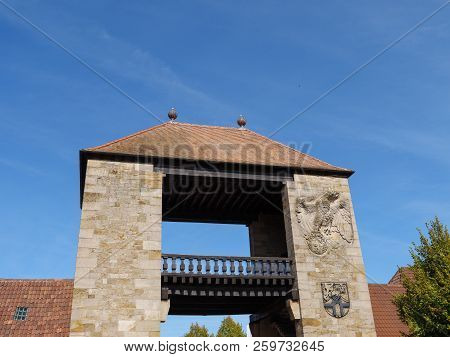 the small City of wissembourg in the French alsace