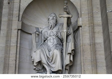 The Saint Sulpice Is A Roman Catholic Church In Paris, On The East Side Of The Place Saint Sulpice ,