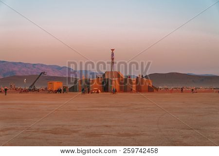 Beautiful Art Installations In The Middle Of A Desert.