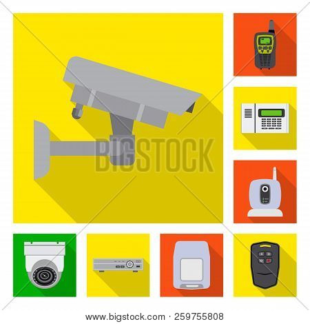 Vector Design Of Office And House Logo. Collection Of Office And System Vector Icon For Stock.