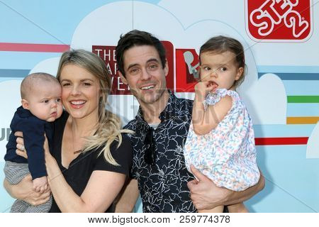 LOS ANGELES - SEP 22:  Riley Manno, Ali Fedotowsky, Kevin Manno, Molly Manno at the 7th Annual Celebrity Red CARpet Event at the Sony Studio on September 22, 2018 in Culver City, CA