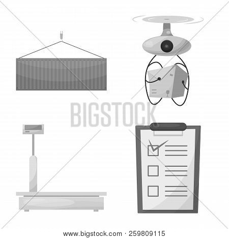 Vector Illustration Of Goods And Cargo Icon. Collection Of Goods And Warehouse Vector Icon For Stock