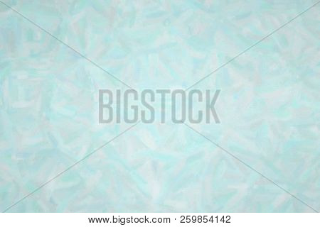 Abstract Illustration Of Gainsboro Oil Paint With Dry Brush Background, Digitally Generated