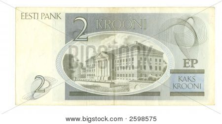 ตั๋ว 2 Kroon เอสโตเนีย