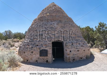 Charcoal Kiln In Old Irontown, A Ghost Town In Utah Near Cedar City,