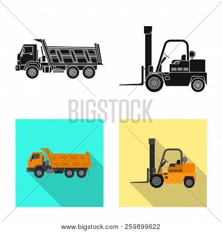 Vector Illustration Of Build And Construction Sign. Set Of Build And Machinery Stock Vector Illustra