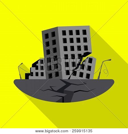 Vector Illustration Of Natural And Disaster Symbol. Collection Of Natural And Risk Vector Icon For S