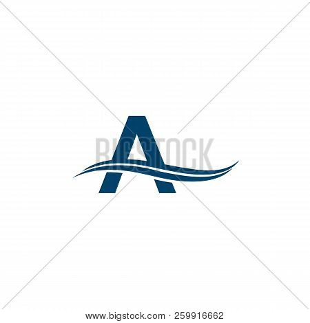 A Letter Logo Design Bussines Template Icon