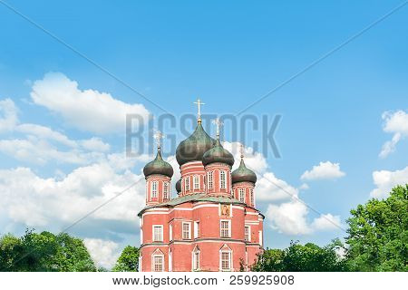 Orthodox Male Don Monastery. The Historical Building Of Russian Orthodox Culture. Russian Church