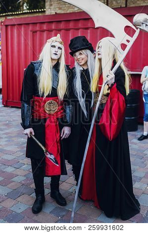 September 22, 2018 Kiev, Ukraine, Art Plant Platform. Festival Of Modern Pop Culture Comic Con, Anti