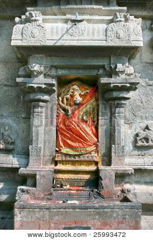 Detalle del templo de Arunachaleswar en Tiruvannamalai data del siglo XI, Tamil Nadu, India