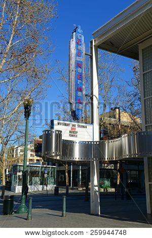 San Jose, Ca, Usa - Mar. 12, 2014: Camera 12 Cinemas On Paseo De San Antonio In Downtown San Jose, C