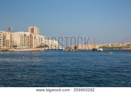 City Streets And Urban View. Cars, Boats, Peoples And Architecture. Travel Photo 2018.