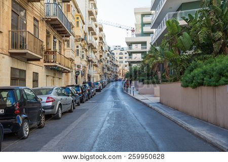 City Streets And Life, Urban View. Cars, Peoples And Architecture. Travel Photo 2018.