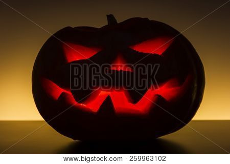 Luminant Evil Halloween Pumpkin With Light Inside