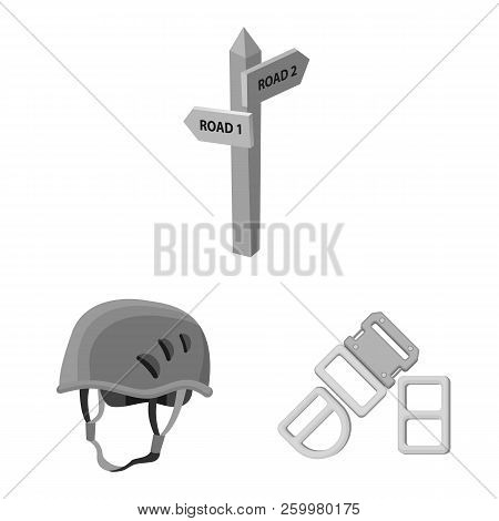 Isolated Object Of Mountaineering And Peak Icon. Set Of Mountaineering And Camp Stock Vector Illustr