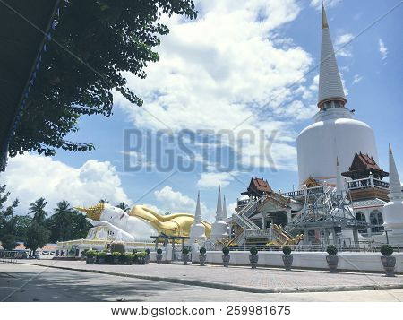 Wat That Noi Temple Of Thailand In Nakornsrithamarat