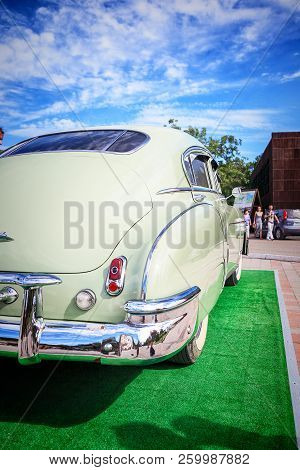Abrau-dyurso. Krasnodar Region. Russia. July 2, 2016: A Vintage Car Chevrolet Fleetline Deluxe Demon