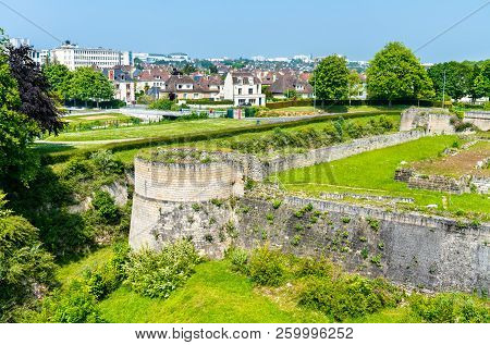 The Chateau De Caen, A Castle In The Calvados Department Of France