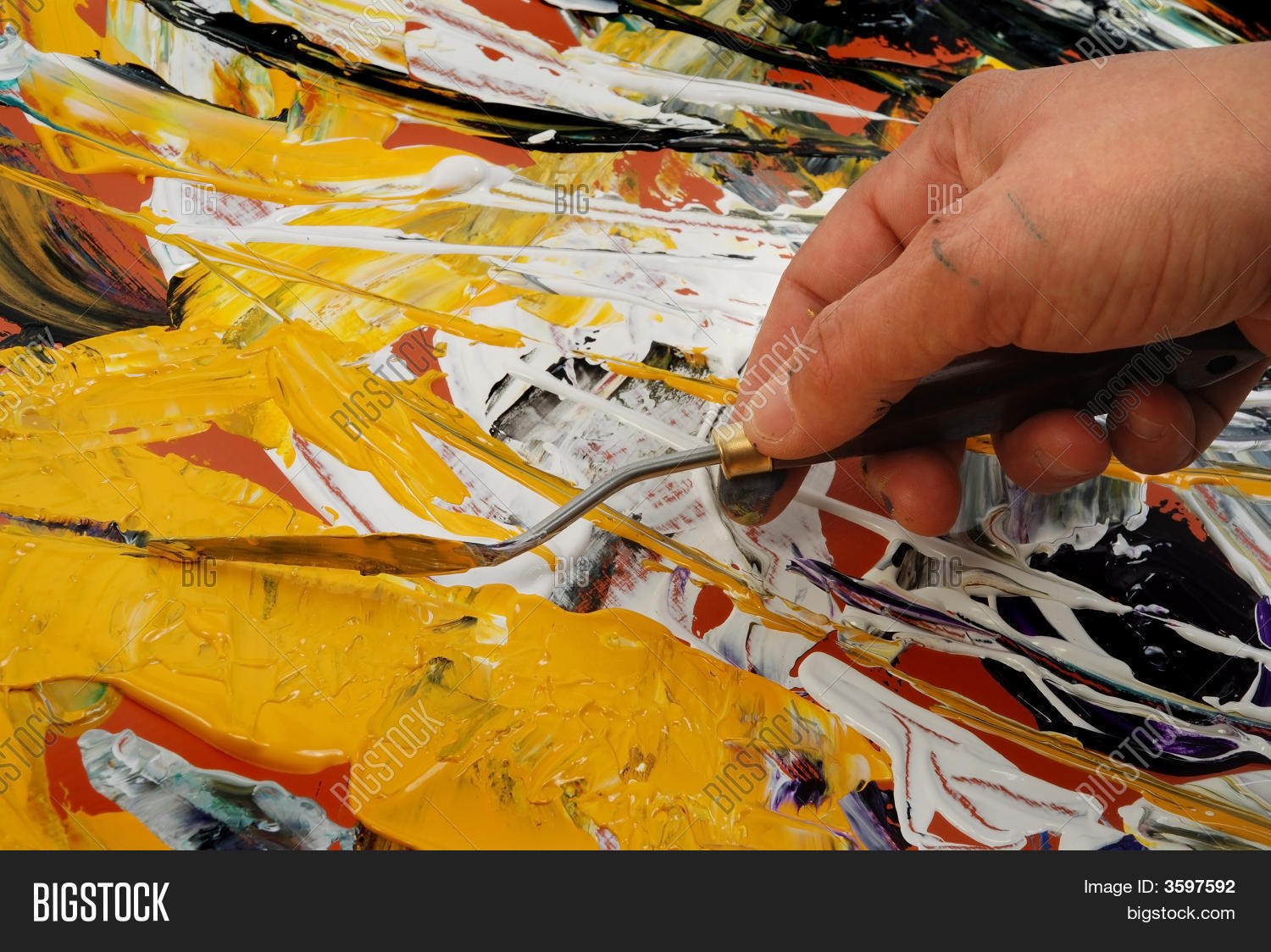Painting Spatula Image & Photo (Free Trial) Bigstock