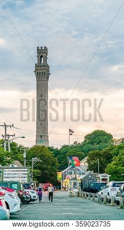 Provincetown Massachusetts August 21, 2019 At The End Of Cape Cod Provincetown Has A Large Gay Popul